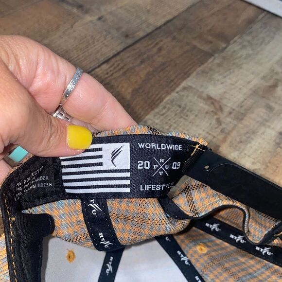 HTFU script plaid hat cap - Picture 6 of 9